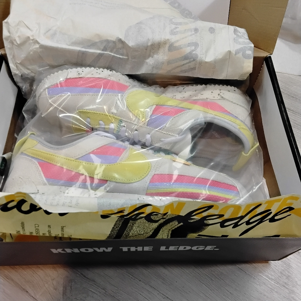 .NEW Nike Cortez X Union Sp LA Lemon Sneaker Limited Edition Colab Size M9.5 W11 - Picture 11 of 14